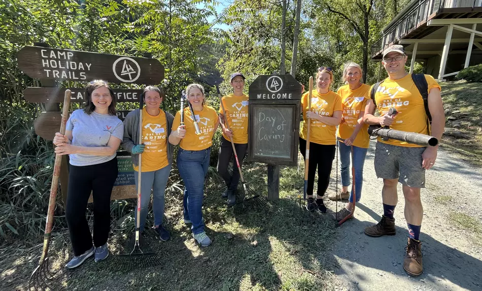 Group of volunteers for Day of Caring