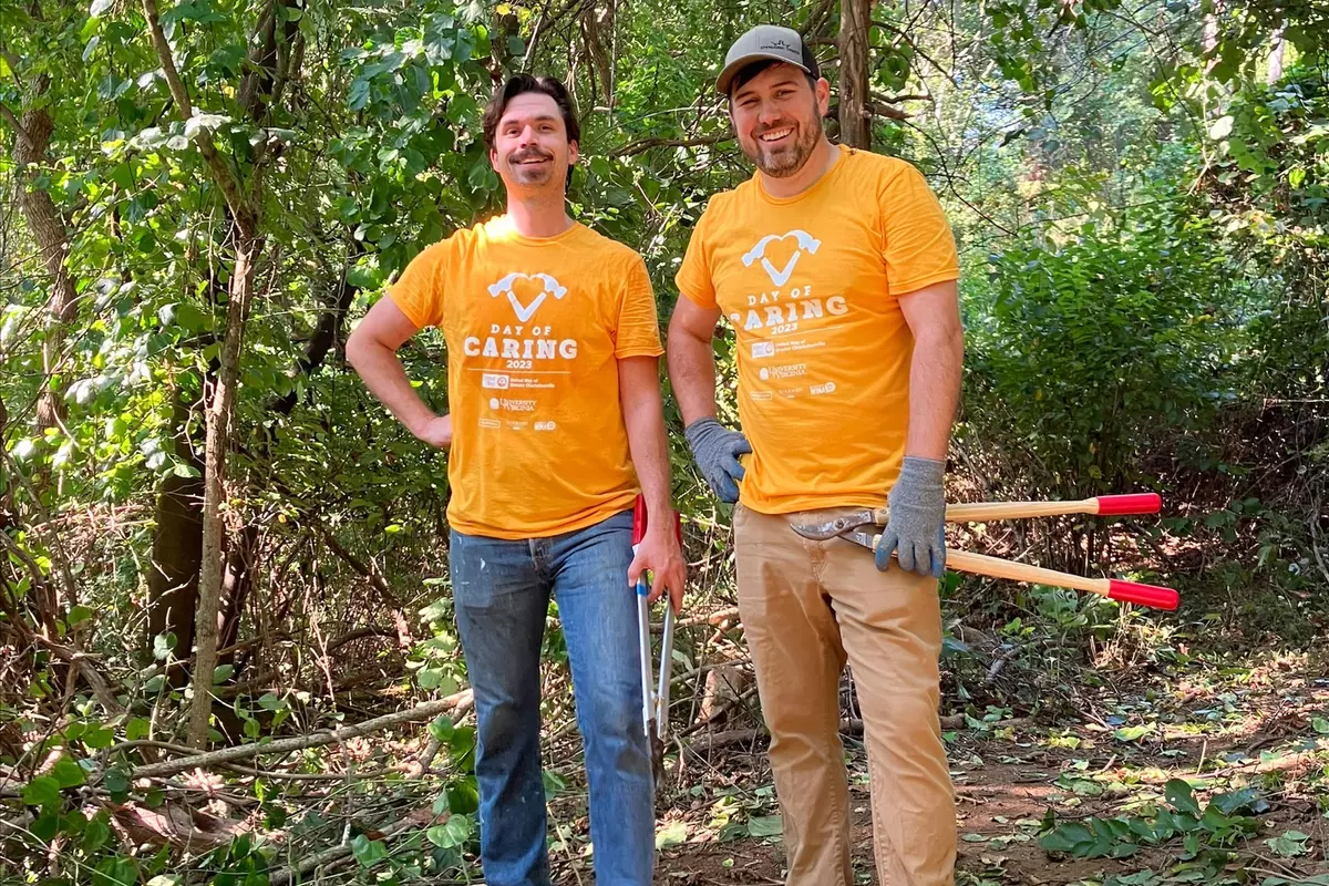 Day of Caring volunteers