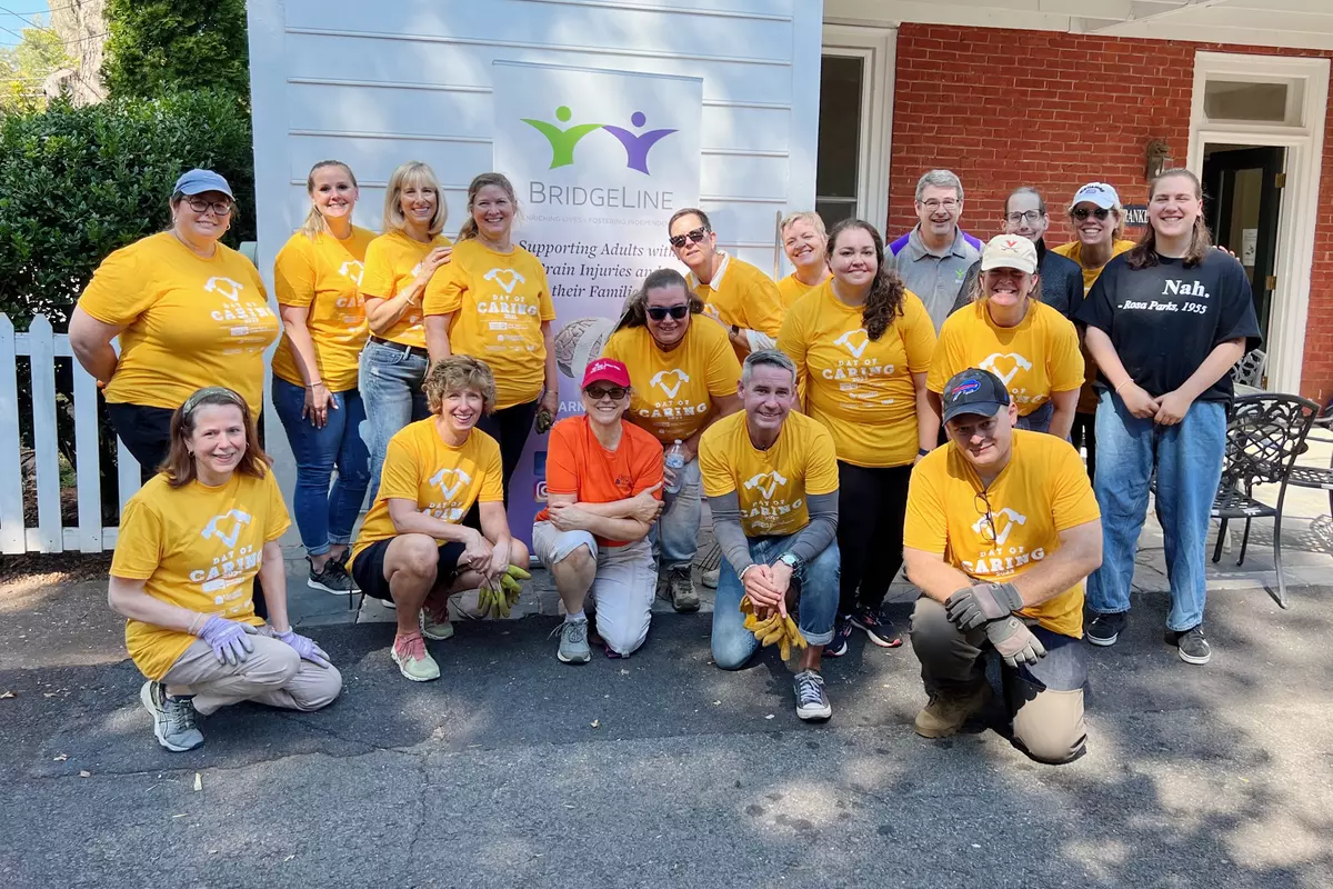 Day of Caring volunteers