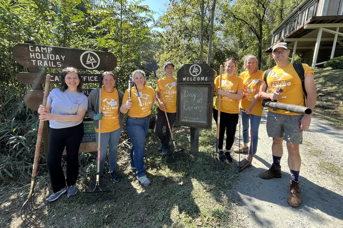 Group of volunteers for Day of Caring