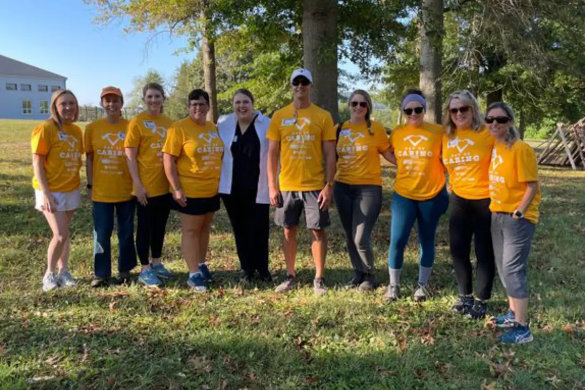 Day of Caring volunteers